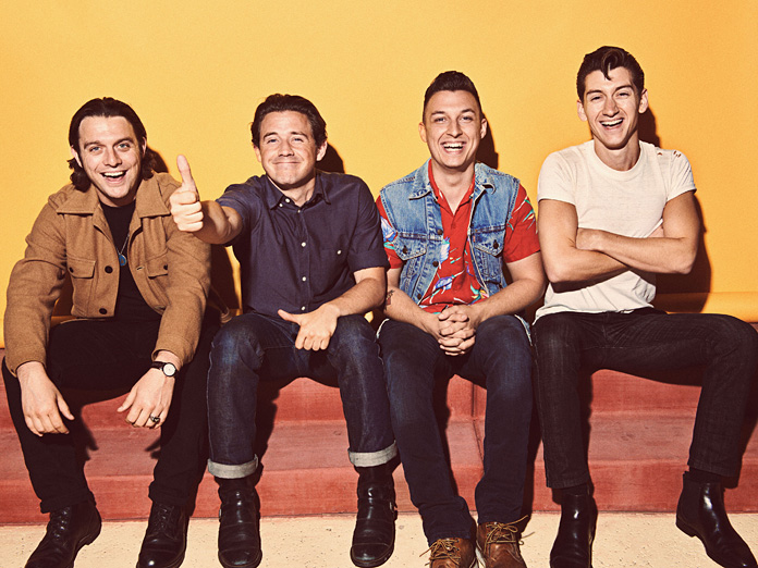 One of the featured artists in the review, Arctic Monkeys