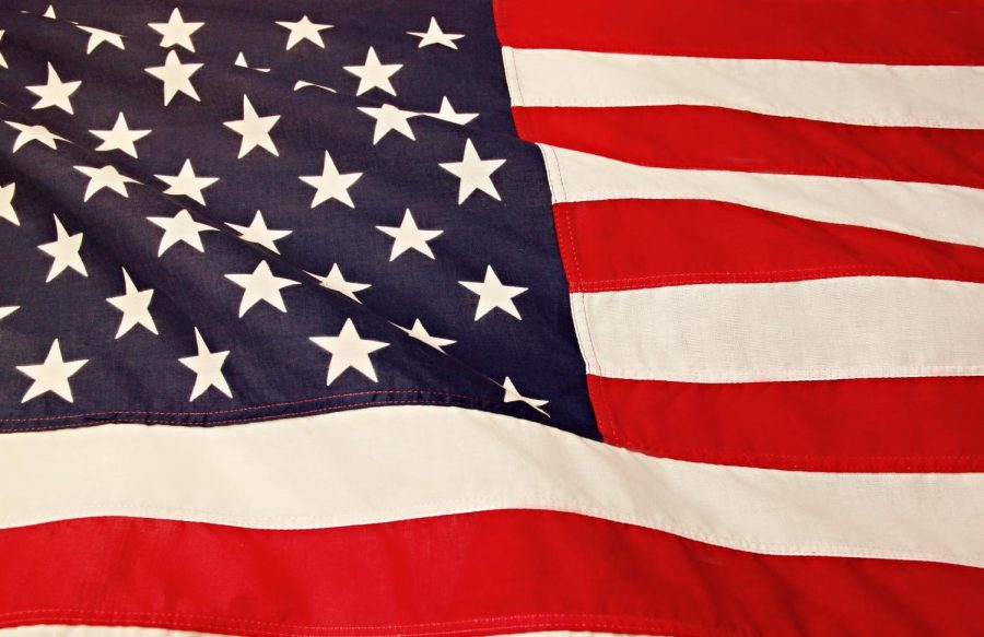 An image of the United States of America official flag.