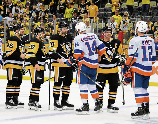 The+Penguins+say+goodbye+to+any+hopes+of+winning+the+Stanley+Cup+after+getting+swept+by+the+Islanders.