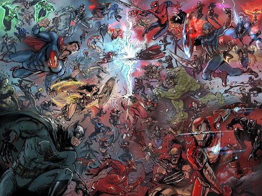 Fan-Art] DC vs MARVEL by timothylaskey : comicbooks