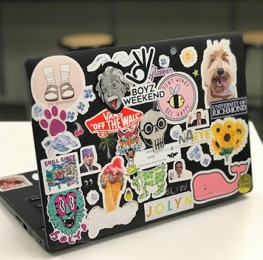 NA Eye  What Do Your Laptop Stickers Say About You?