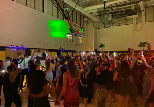 NAI students dance at 2021 Homecoming.  The dance was the schools most popular ever on record.