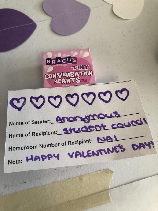Student Councils Candy Grams offered students to surprise their friends with a sweet treat.