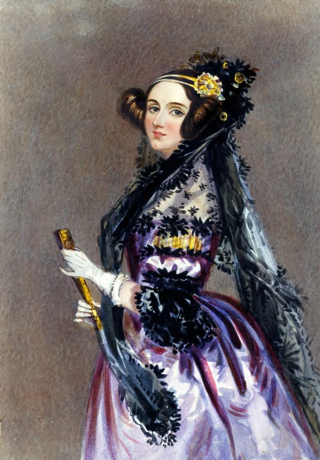 Portrait of Ada Lovelace, a pioneer in computer science and engineering.
