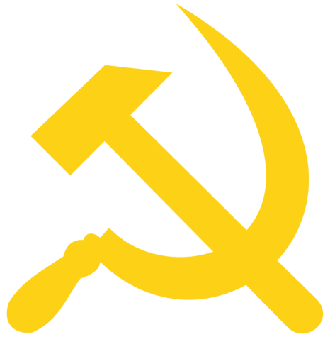 The Common Symbol for the Communist Ideology: A Hammer and Sickle