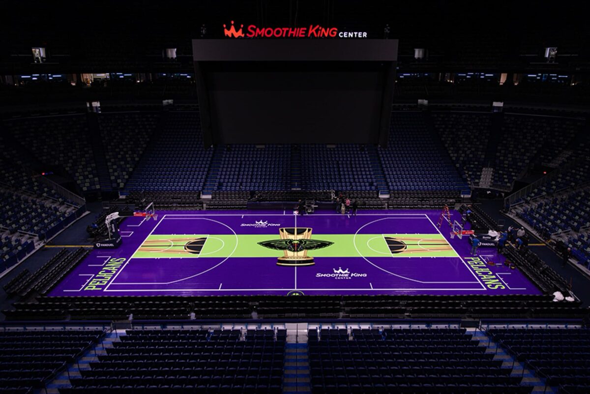 The NBAs In-Season Tournament featured special courts as part of the break from the regular season games.