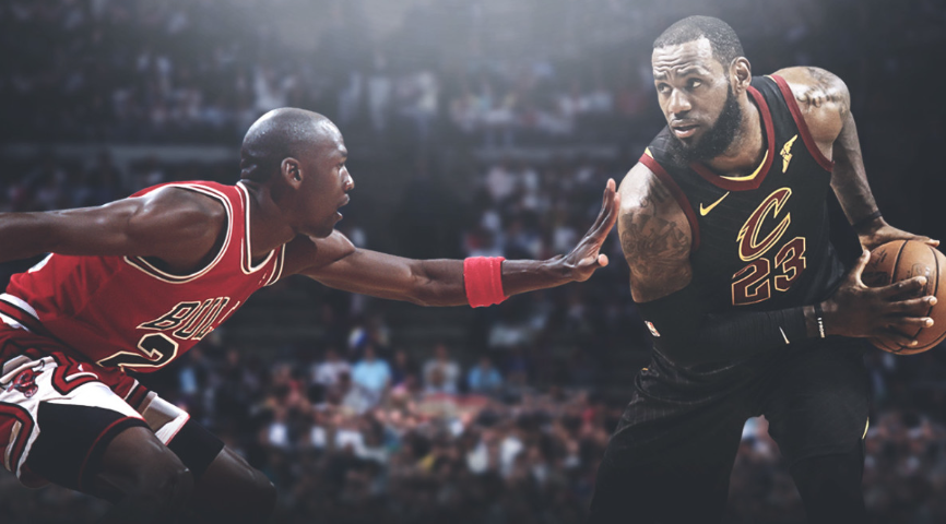 Prime Lebron James & Michael Jordan 